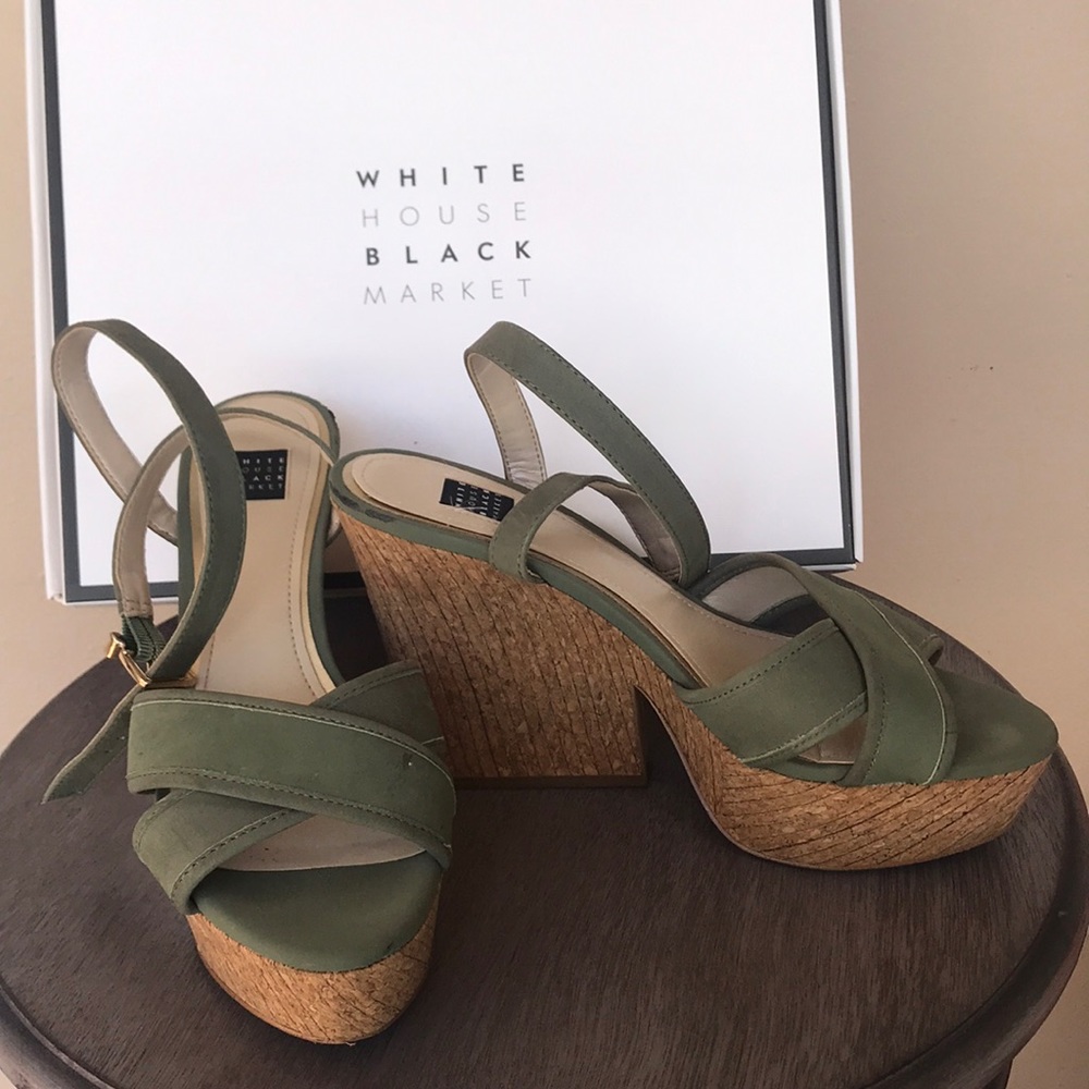 Whitehouse Black Market platform Sandals